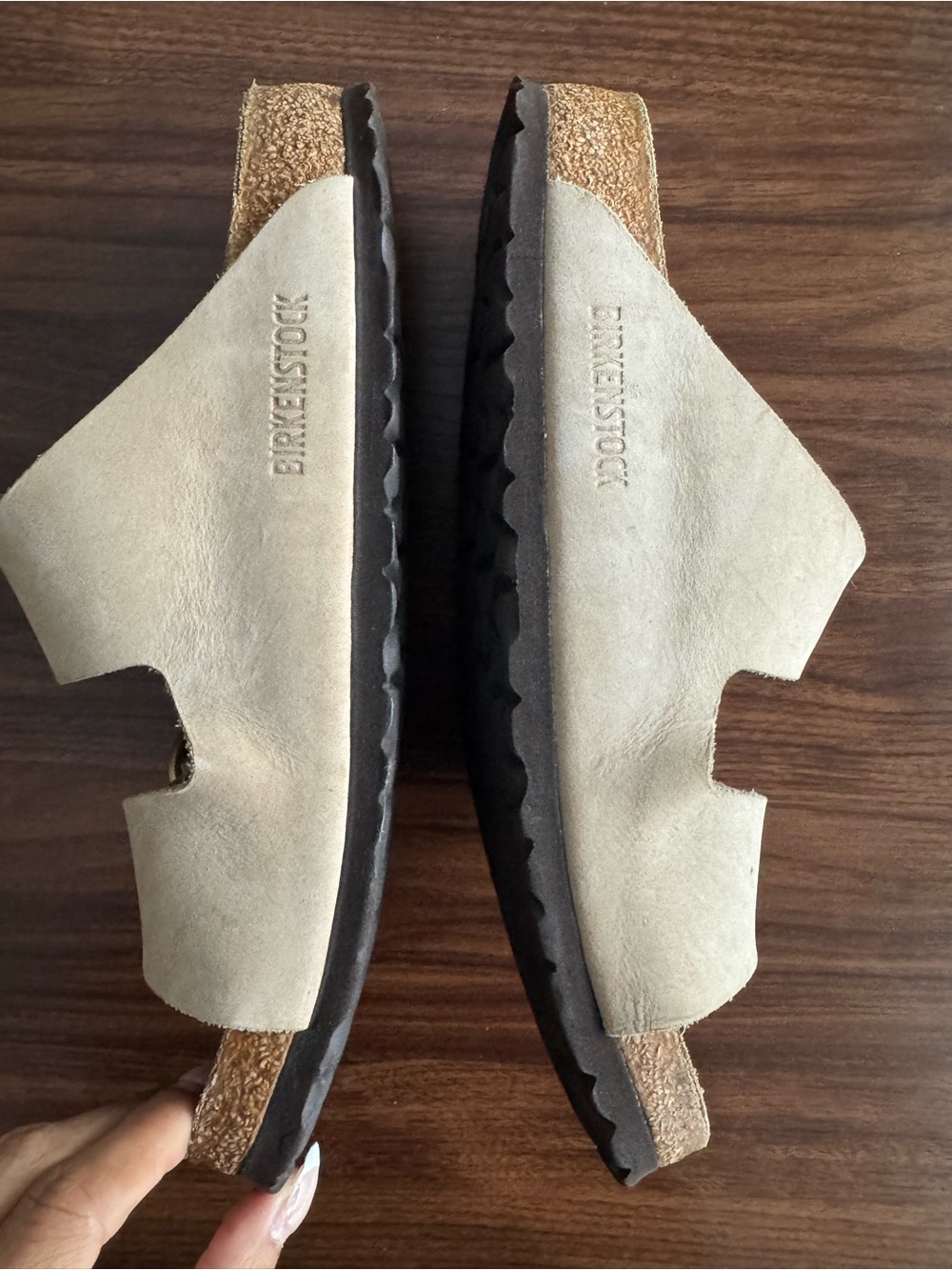 Birkenstock Women’s Arizona Sandals in Light Beige - Picture 3 of 10